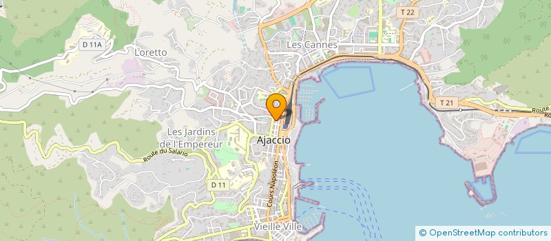 localisation de l'entreprise CONCEPT IMMOBILIER à AJACCIO
