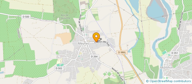 localisation de l'entreprise CONCEPT IMMOBILIER  MEYNES