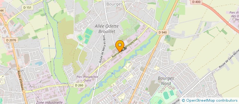 localisation de l'entreprise CONCEPT'INFO  BOURGES