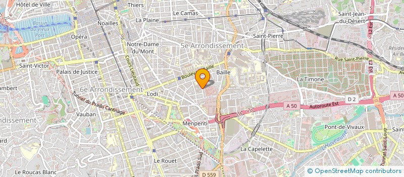 localisation de l'entreprise CONCEPT INFORMATIQUE SERVICE à MARSEILLE