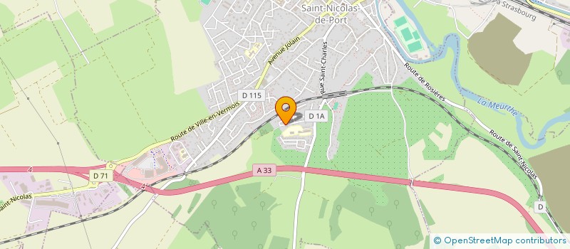 localisation de l'entreprise CONCEPT INFRA  SAINT-NICOLAS-DE-PORT
