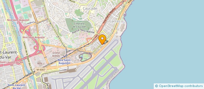 localisation de l'entreprise CONCEPT INTERIM SUD EST à NICE
