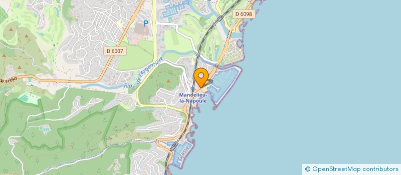 localisation de l'entreprise CONCEPT & INVEST à MANDELIEU-LA-NAPOULE