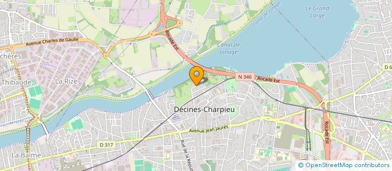 localisation de l'entreprise CONCEPT INVEST  DECINES-CHARPIEU