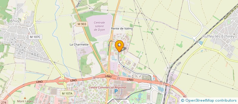 localisation de l'entreprise CONCEPT ISOLATION ET CONCEPT COUVERTURE à DIJON