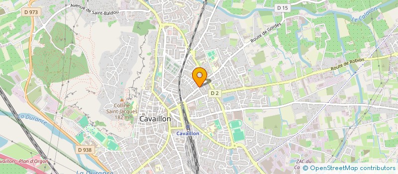 localisation de l'entreprise CONCEPT JARDIN  CAVAILLON