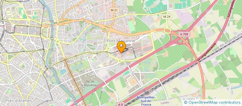 localisation de l'entreprise CONCEPT JEUX à MONTPELLIER