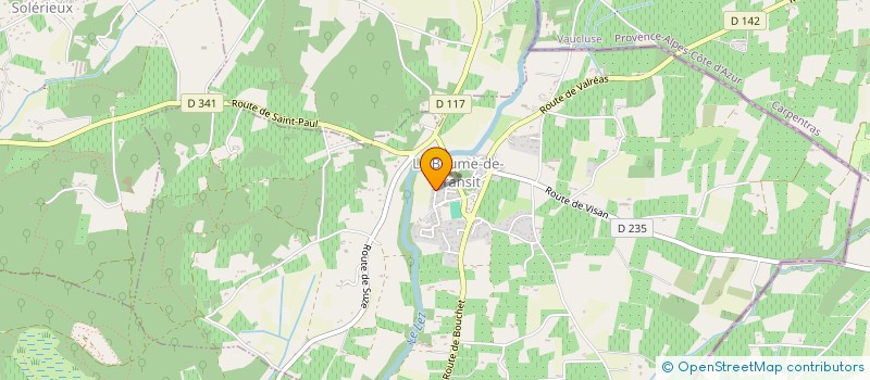 localisation de l'entreprise CONCEPT LAB 3D  LA BAUME-DE-TRANSIT