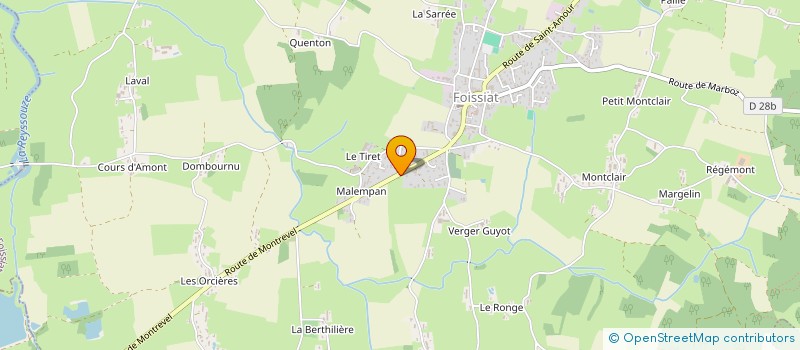 localisation de l'entreprise CONCEPT LAGON  FOISSIAT