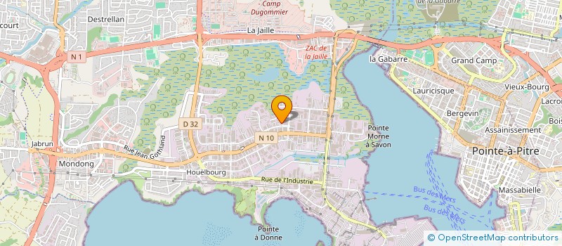 localisation de l'entreprise CONCEPT LAVAGE AUTO  BAIE-MAHAULT