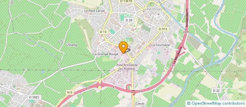 localisation de l'entreprise CONCEPT LAVAGE PISCENOIS  PEZENAS