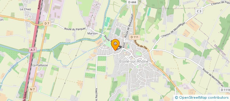 localisation de l'entreprise CONCEPT LIBERTE  ETOILE-SUR-RHONE