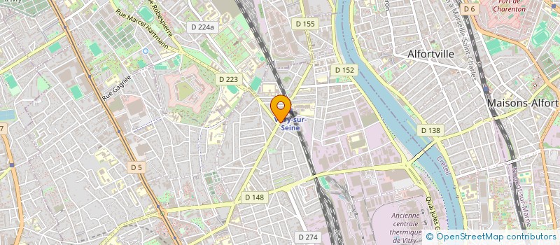 localisation de l'entreprise CONCEPT LOFT à VITRY-SUR-SEINE