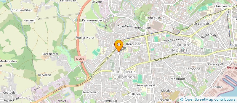 localisation de l'entreprise CONCEPT LOKEA LB  BREST