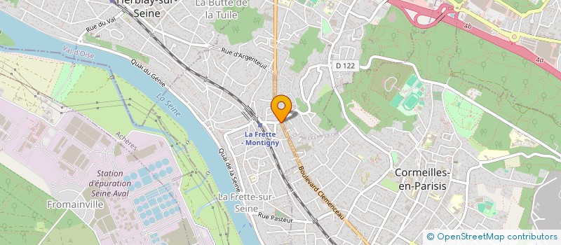 localisation de l'entreprise CONCEPT MANCEL  LA FRETTE-SUR-SEINE