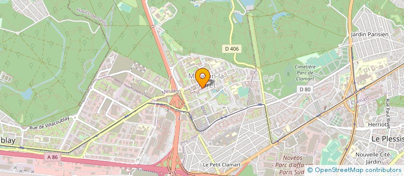 localisation de l'entreprise CONCEPT MEDIA SERVICES  MEUDON