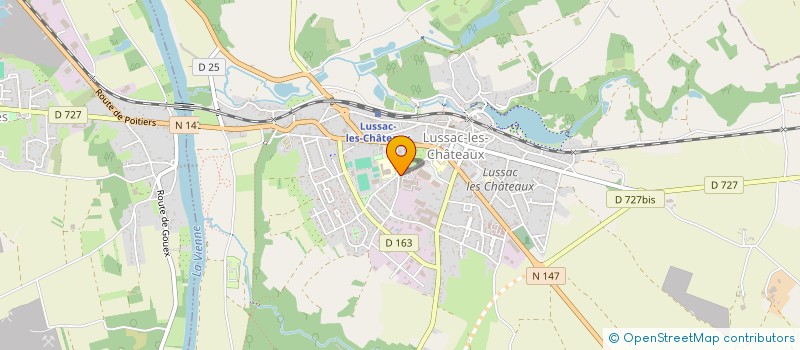 localisation de l'entreprise CONCEPT MENAGER  LUSSAC-LES-CHATEAUX