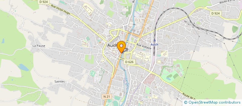 localisation de l'entreprise CONCEPT MENUISERIE à AUCH