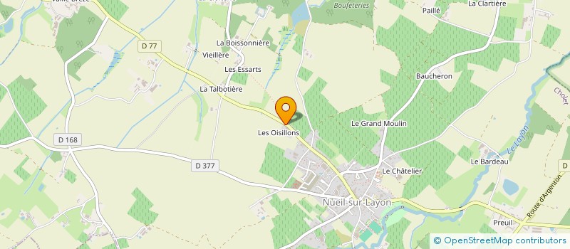 localisation de l'entreprise CONCEPT MENUISERIE à LYS-HAUT-LAYON