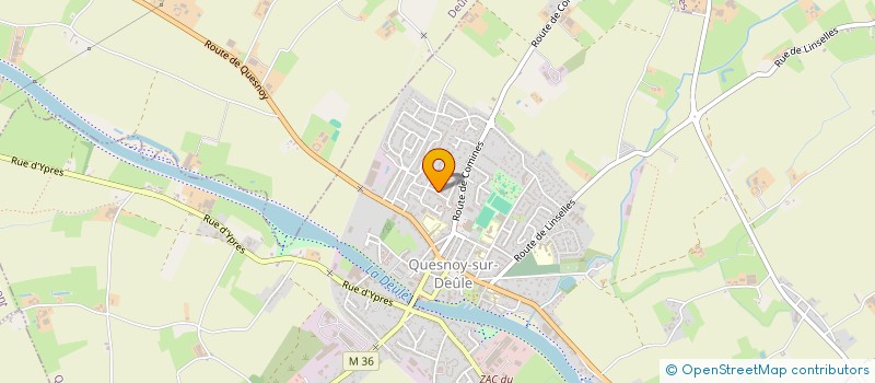 localisation de l'entreprise CONCEPT MENUISERIES à QUESNOY-SUR-DEULE