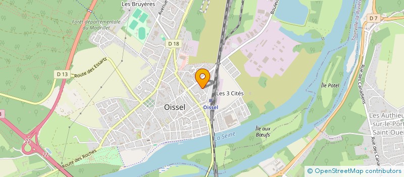 localisation de l'entreprise CONCEPT MENUISIER à OISSEL