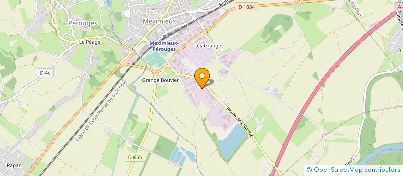 localisation de l'entreprise CONCEPT METAL à MEXIMIEUX