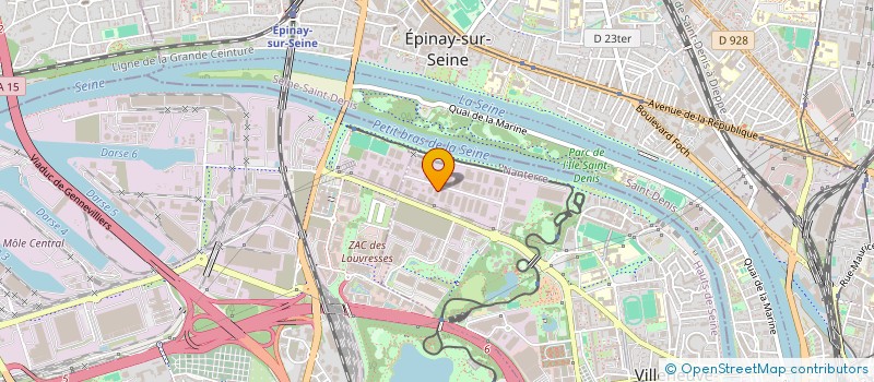 localisation de l'entreprise CONCEPT METAL  VILLENEUVE-LA-GARENNE