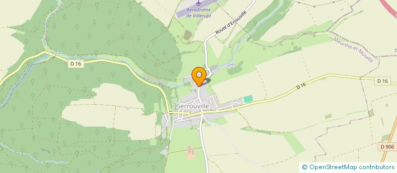 localisation de l'entreprise CONCEPT METALLIQUE  SERROUVILLE