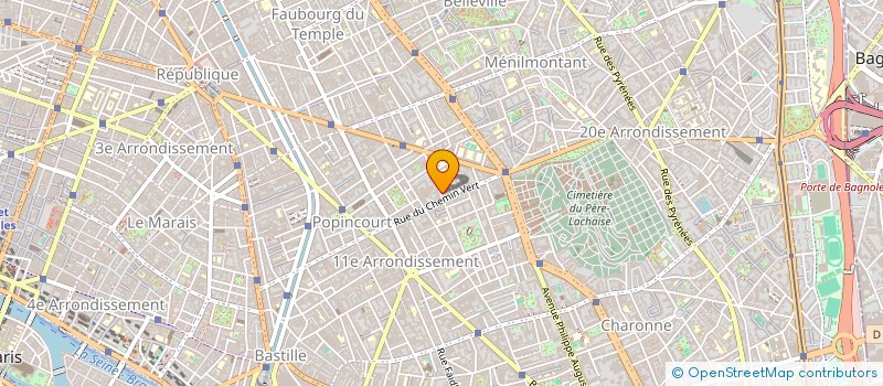 localisation de l'entreprise CONCEPT MOBILIER SOLEIL à PARIS