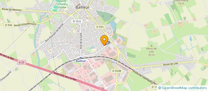 localisation de l'entreprise CONCEPT MOTO FLANDRE à BAILLEUL