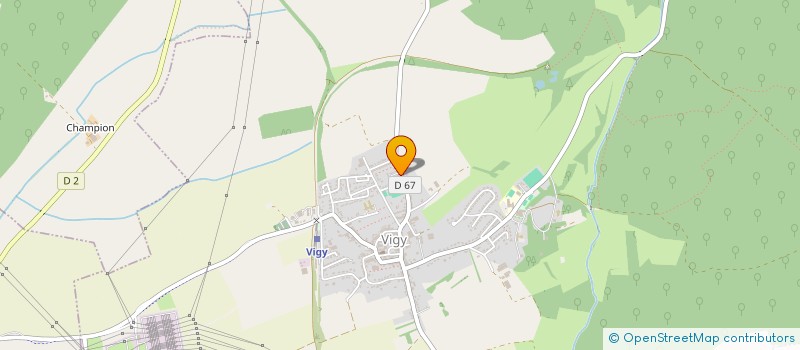 localisation de l'entreprise CONCEPT NATURE  VIGY