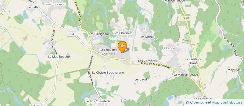 localisation de l'entreprise CONCEPT NETTOYAGE à SAINT-GENCE