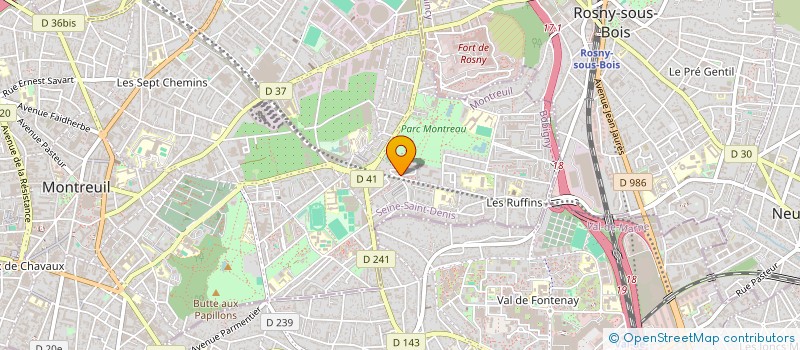 localisation de l'entreprise CONCEPT NETTOYAGE-MULTISERVICES  MONTREUIL