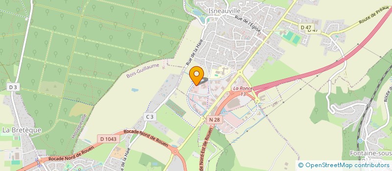localisation de l'entreprise CONCEPT NF à ISNEAUVILLE