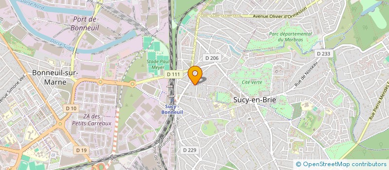 localisation de l'entreprise CONCEPT NORDIQUE  SUCY-EN-BRIE