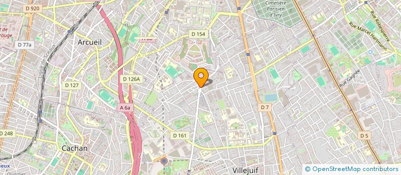 localisation de l'entreprise CONCEPT NOUVEAU CREATIV RESTAURATION  VILLEJUIF