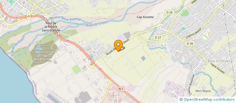 localisation de l'entreprise CONCEPT NUTRITION ANIMAL  SAINT-PIERRE