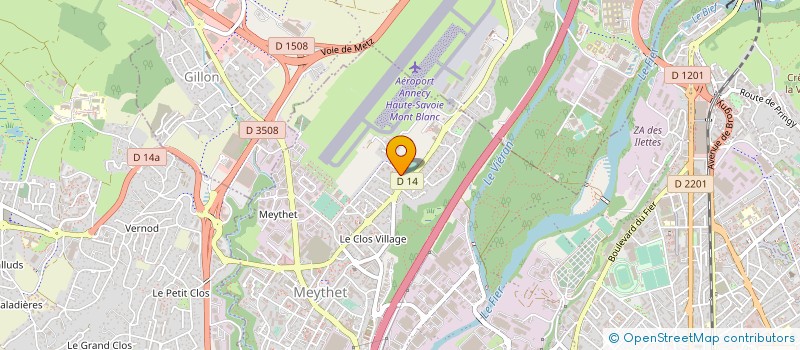 localisation de l'entreprise CONCEPT ONE à ANNECY