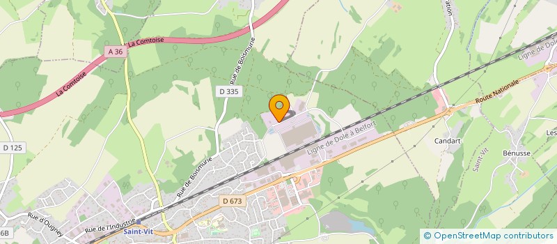 localisation de l'entreprise CONCEPT'OUTIL à SAINT-VIT