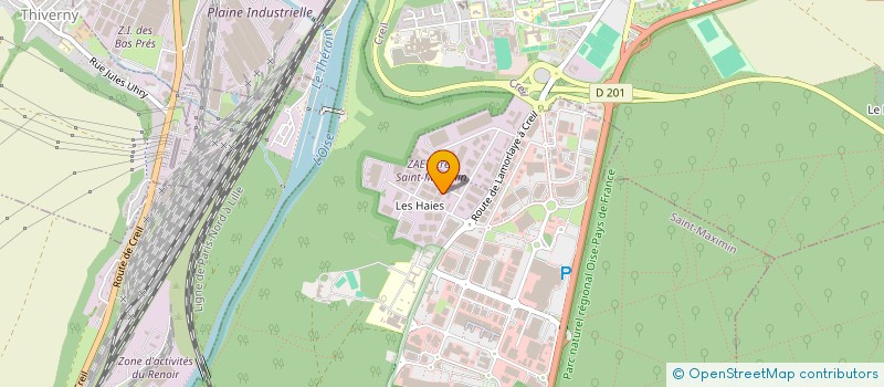 localisation de l'entreprise CONCEPT OUTILLAGES  SAINT-MAXIMIN