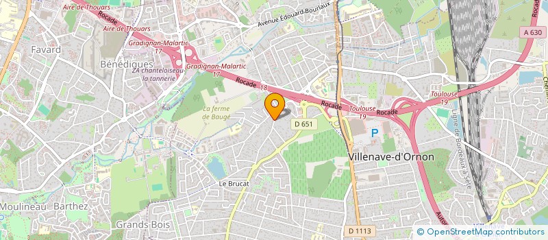 localisation de l'entreprise CONCEPT PARE-BRISE  VILLENAVE-D'ORNON