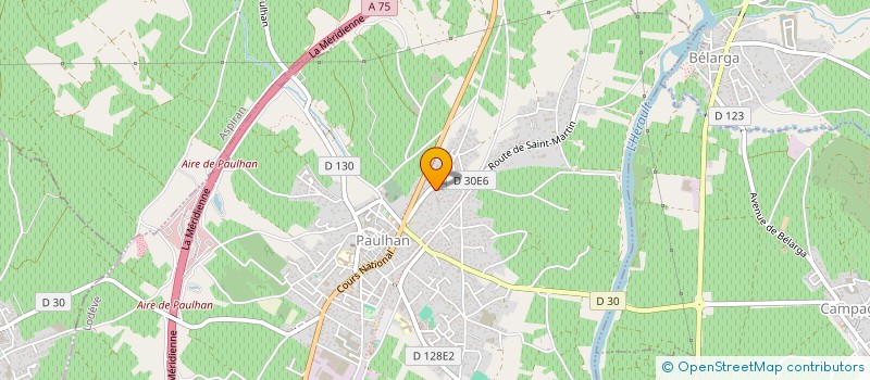 localisation de l'entreprise CONCEPT PARTNER  PAULHAN