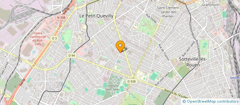 localisation de l'entreprise CONCEPT PAYSAGES SERVICES à LE PETIT-QUEVILLY