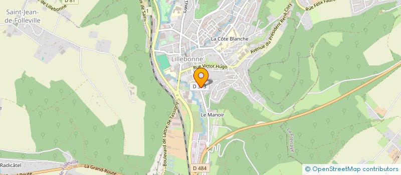 localisation de l'entreprise CONCEPT PIERRE NORMANDIE  LILLEBONNE