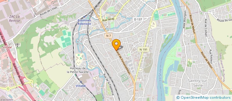 localisation de l'entreprise CONCEPT PISCINE à CORBEIL-ESSONNES