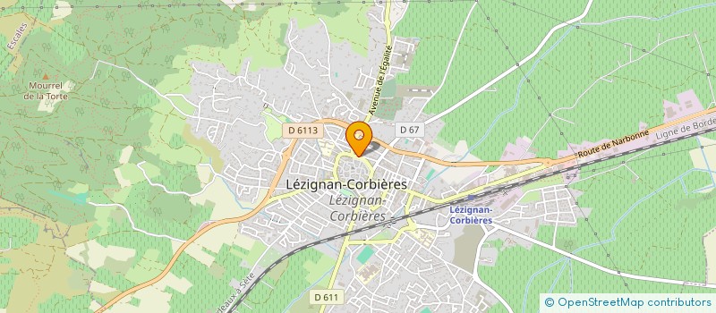 localisation de l'entreprise CONCEPT PISCINES à LEZIGNAN-CORBIERES