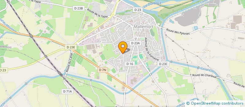 localisation de l'entreprise CONCEPT PISCINES  MALLEMORT