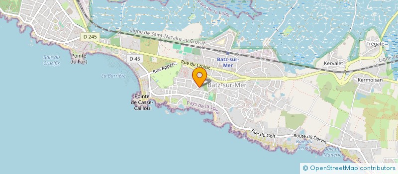 localisation de l'entreprise CONCEPT PLAN RENOV'  BATZ-SUR-MER