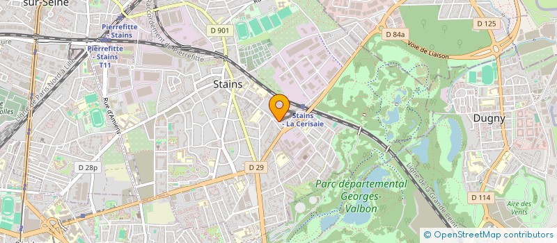 localisation de l'entreprise CONCEPT PLASTIQUE  STAINS