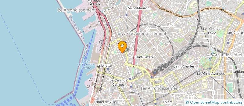 localisation de l'entreprise CONCEPT PLATRERIE 313 à MARSEILLE